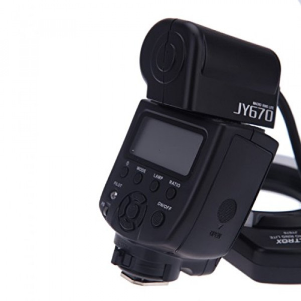 Kingzer JY-670 Professionelle Macro Ring Flash Light Lite Speedlite für Canon Nikon Kamera-39